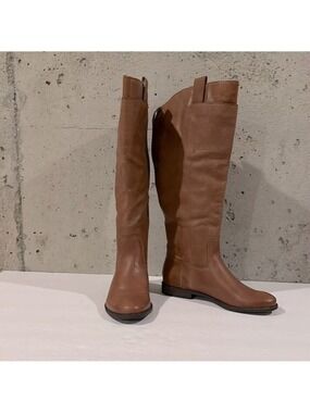 Mossimo Supply Co. Cognac Tall Leather Riding Boot - Sz 6